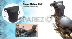 Royal Enfield Super Meteor 650 Sissy Bar Pannier Bag Black - SPAREZO